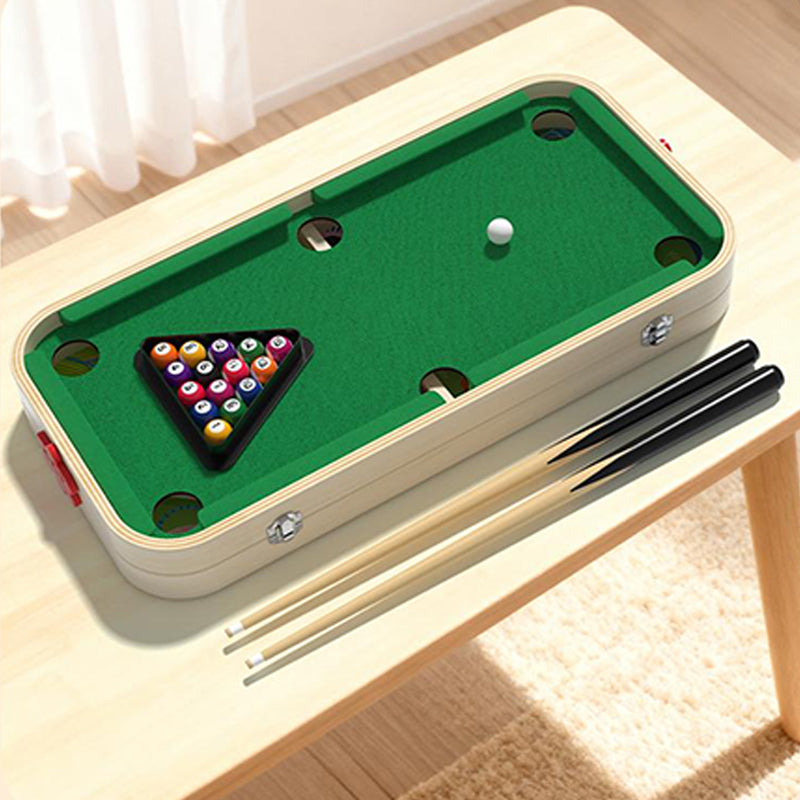 Wooden Tabletop Game 6 in 1 with Billiards 20 x 11 inch